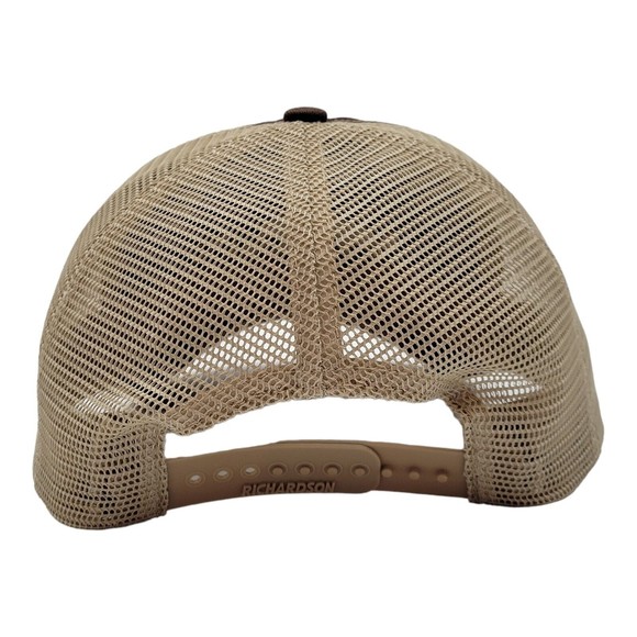 Richardson Elkin Valley Trails Embroidered Logo Mesh Snapback Trucker Hat Cap - Picture 6 of 11